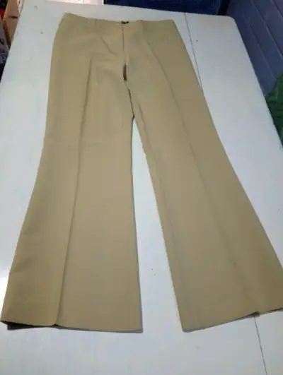Pantalones beige Baglioni talla 44 - miniatura 2