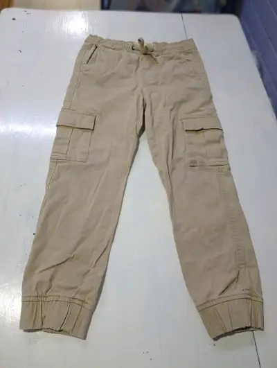 Pantalones cargo beige para niño talla 10 - miniatura 1