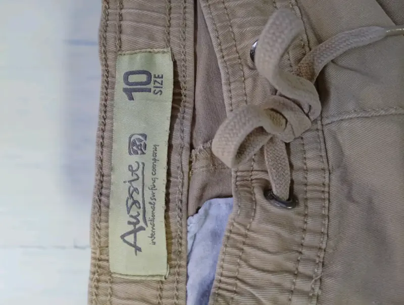 Pantalones cargo beige para niño talla 10 - 3