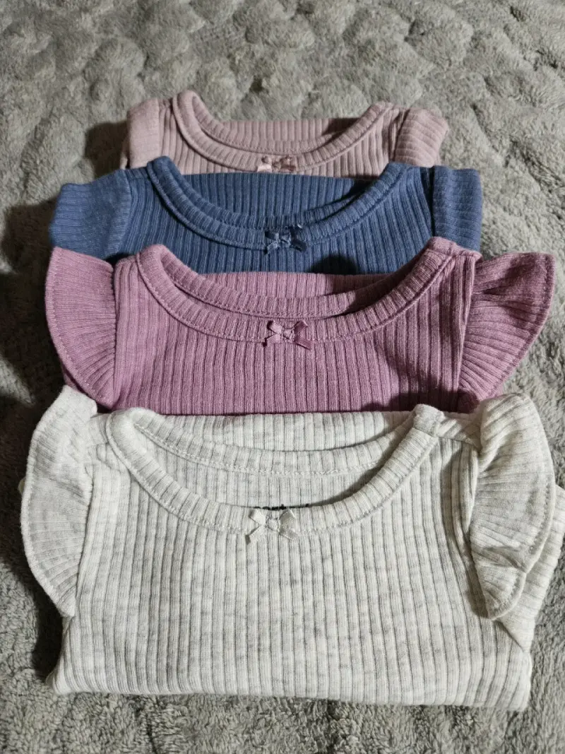Conjunto de bodies para bebé en colores variados - 2