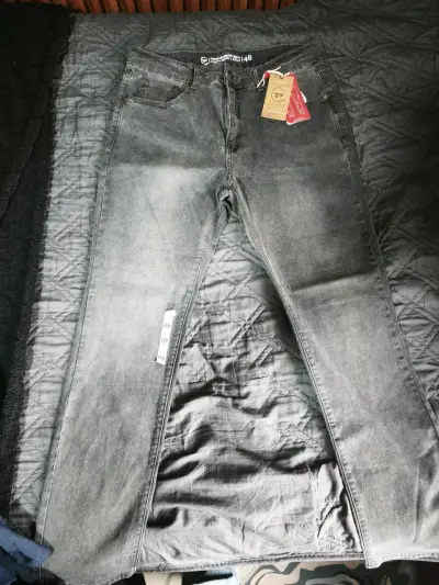Jeans negros para hombre talla 48 - miniatura 1