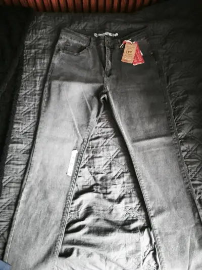 Jeans negros para hombre talla 48 - miniatura 2