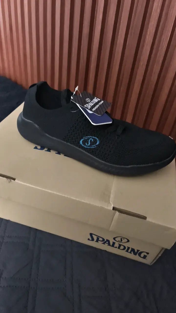 Zapatillas negras Spalding deportivas unisex - 1
