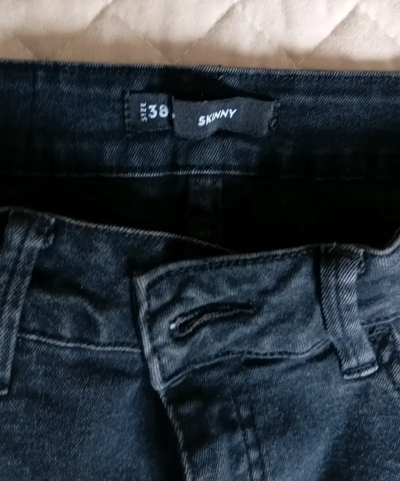 Jeans Skinny Azul Talla 38 - 3