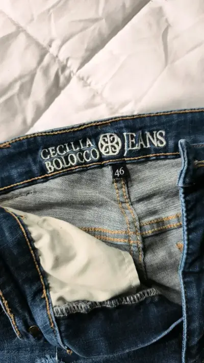 Jeans desgastados Cecilia Bolocco para mujer - miniatura 4