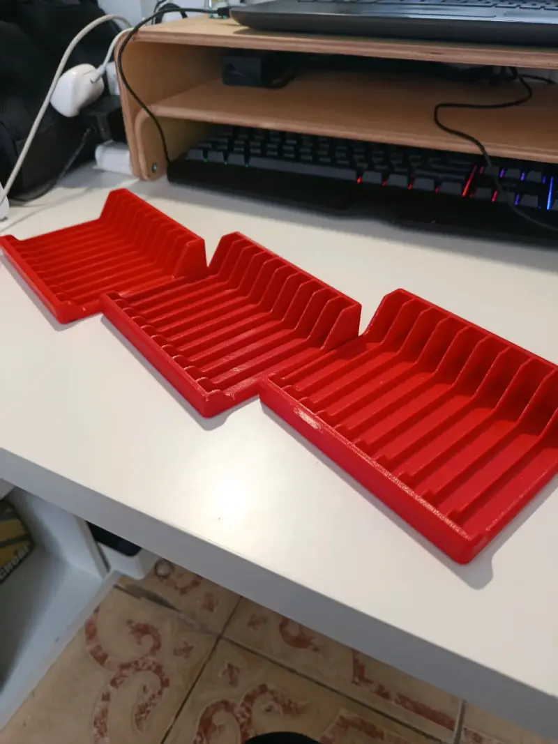 Organizador de juegos Nintendo Switch rojo - 1