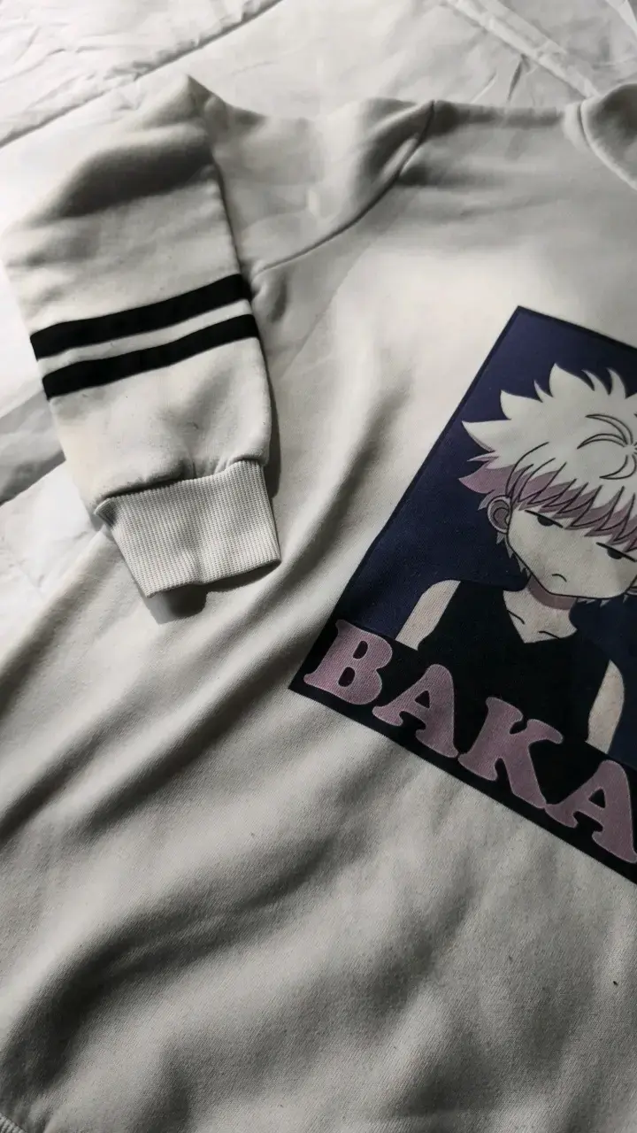 Polerón con capucha anime blanco killua hxh - 3