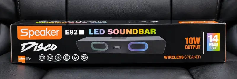 Barra de Sonido LED Inalámbrica con RGB - 1