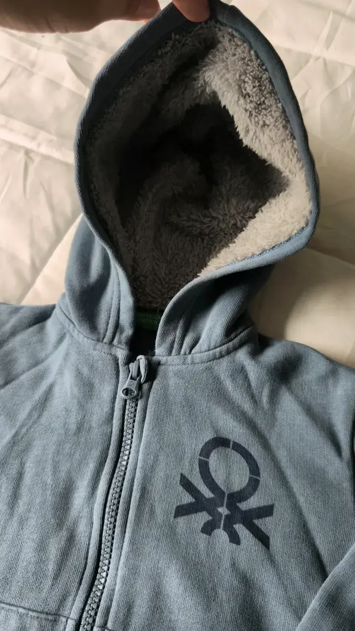 Polerón con capucha Benetton para niños - 2