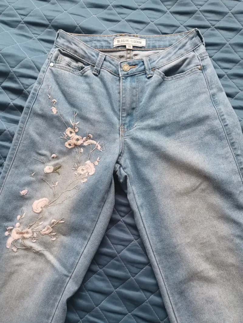 Jeans bordados Blugirl Denim - 1