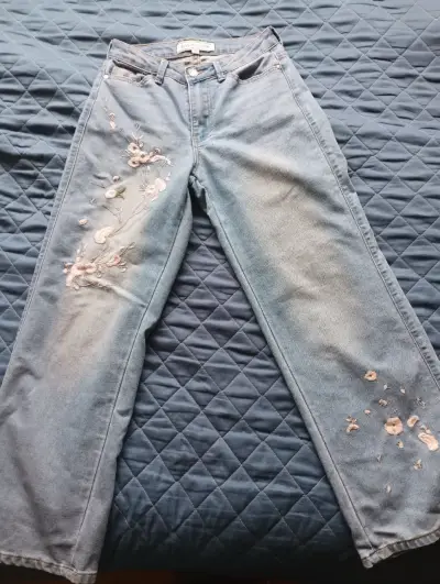 Jeans bordados Blugirl Denim - miniatura 3