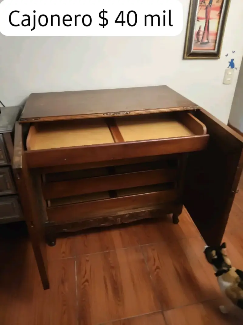 Estante de madera para televisor - 6