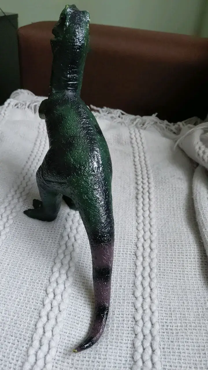 Figura de dinosaurio T-Rex de juguete verde - 4