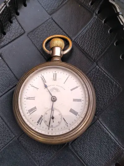 Reloj de Bolsillo Antiguo American Waltham - miniatura 5