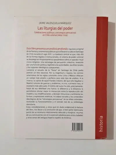 Libro 'Las liturgias del poder' de Jaime Valenzuela - miniatura 2
