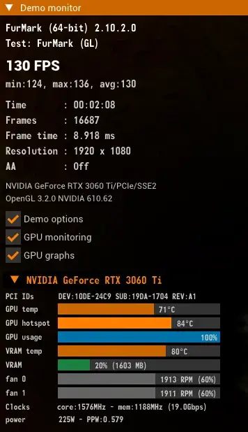 RTX 3060 Ti GDDR6X - 3