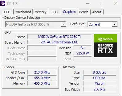 RTX 3060 Ti GDDR6X - 4