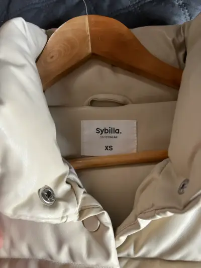 Chaqueta acolchada beige Sybilla para mujer - miniatura 3