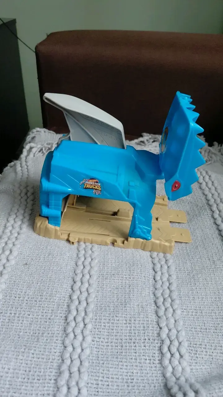Lanzador de Juguetes Monster Trucks Azul - 4