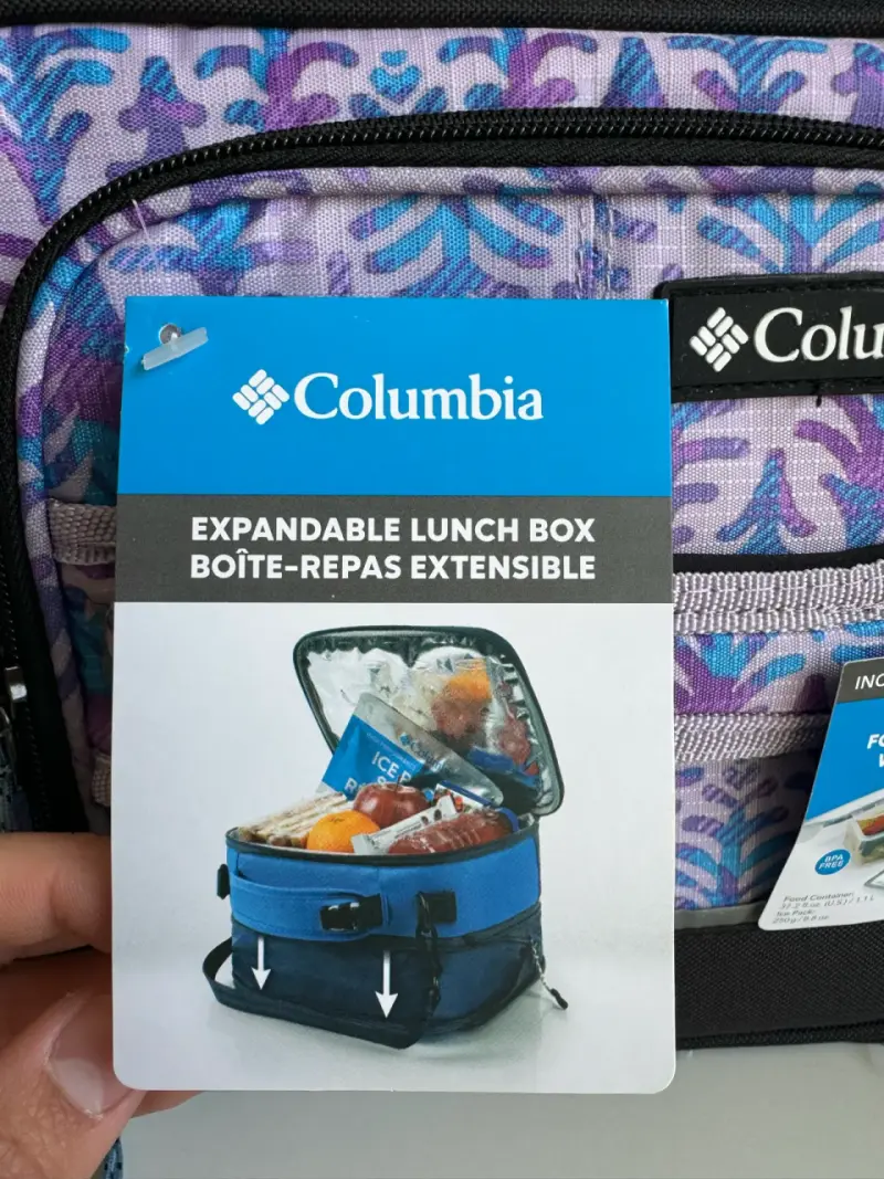 Loncheras Columbia expandibles con contenedor hermético - 4