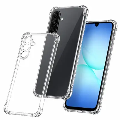 Pack de 3 carcasas transparentes para Samsung Galaxy A17 - miniatura 2