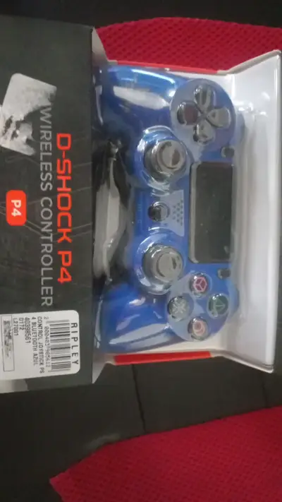 Control inalámbrico D-Shock P4 azul para PS4 - miniatura 1
