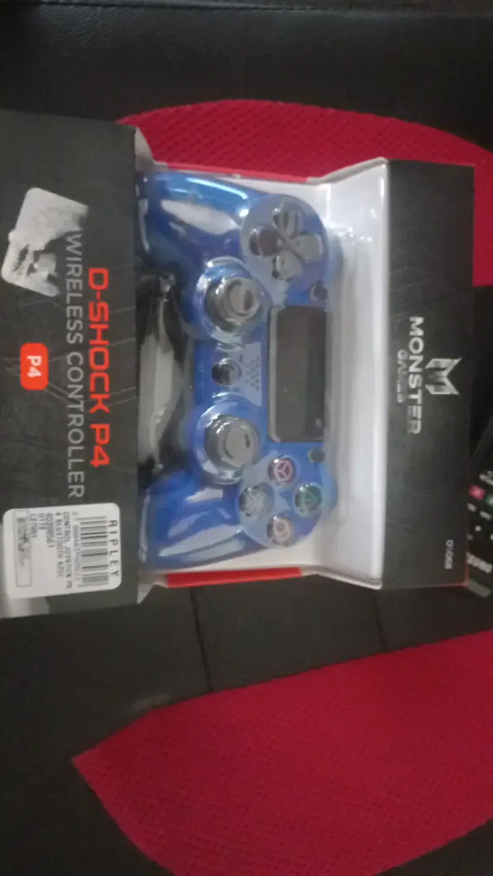 Control inalámbrico D-Shock P4 azul para PS4 - 2