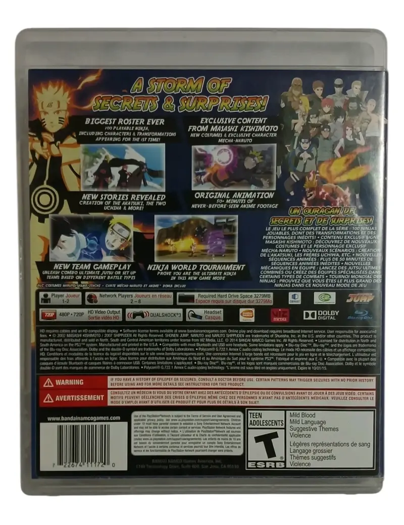 Juego PS3 Naruto Shippuden Ultimate Ninja Storm - 5