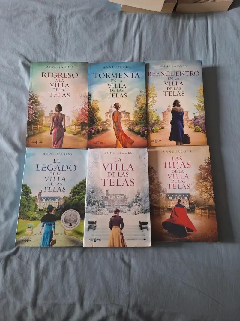 Colección completa de libros 'La Villa de las Telas' de Anne Jacobs