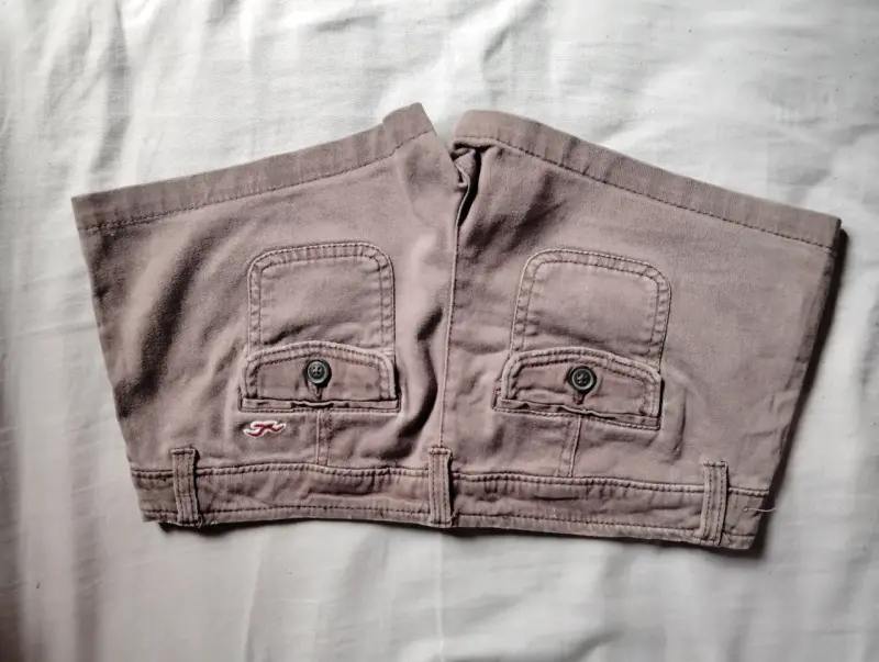 Shorts cargo vintage de tiro bajo - 2