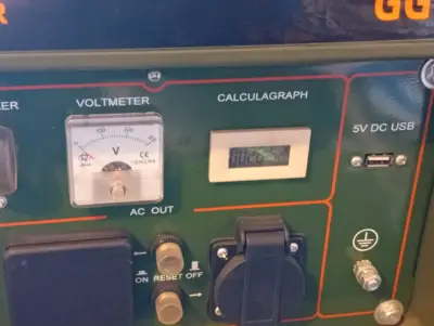 Generador a Gasolina Bauker GG6300E 6000W - miniatura 2