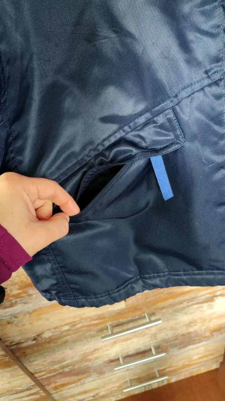 Chaqueta Nike azul con forro térmico - 5