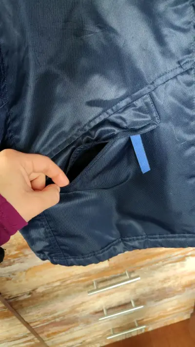 Chaqueta Nike azul con forro térmico - miniatura 5
