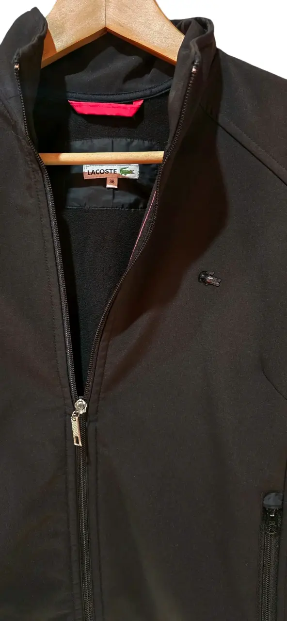 Chaqueta Negra Lacoste para Mujer - 3
