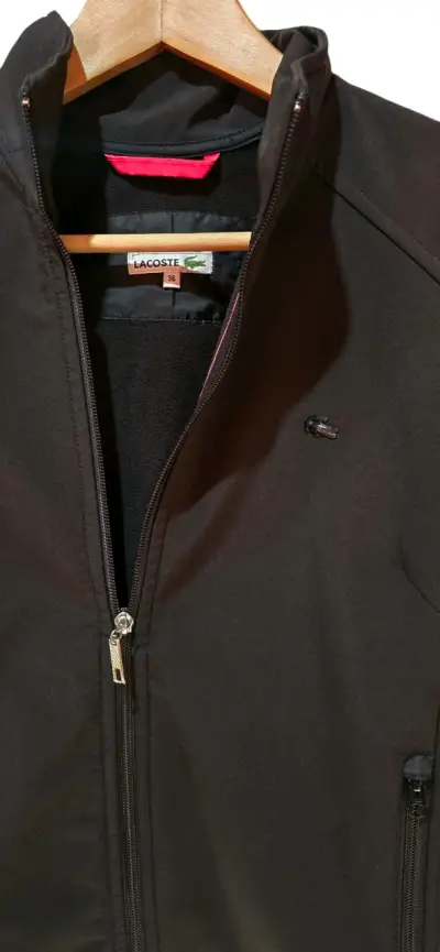 Chaqueta Negra Lacoste para Mujer - miniatura 3