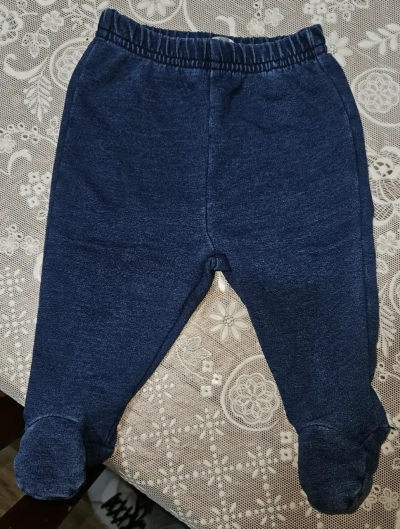 Conjunto de bebé rosado y azul con diseño de ciervo - 3