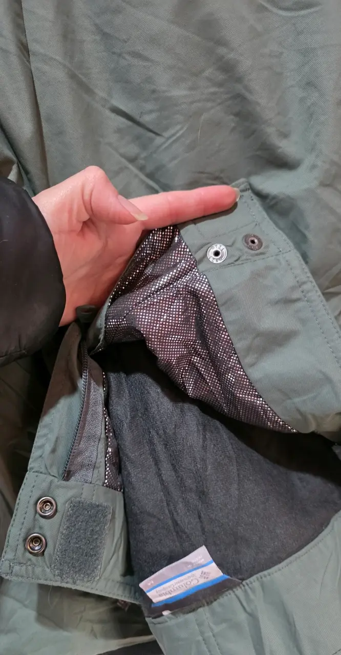Pantalon impermeable verde Columbia M - 2
