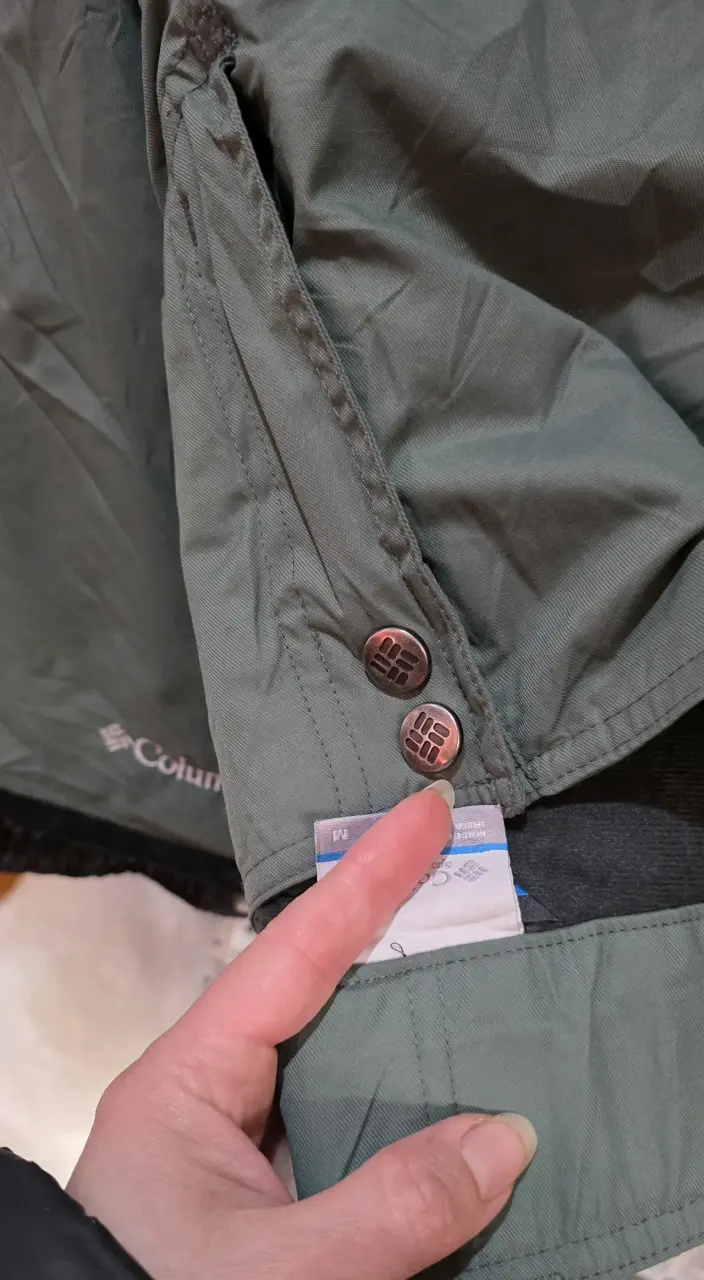 Pantalon impermeable verde Columbia M - 3