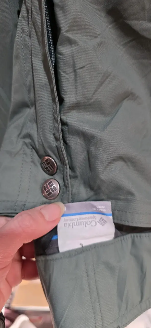 Pantalon impermeable verde Columbia M - 4