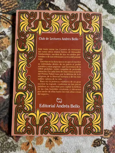 Libro 'Cuentos en Miniatura' de Alexander Solzhenitsyn - miniatura 3