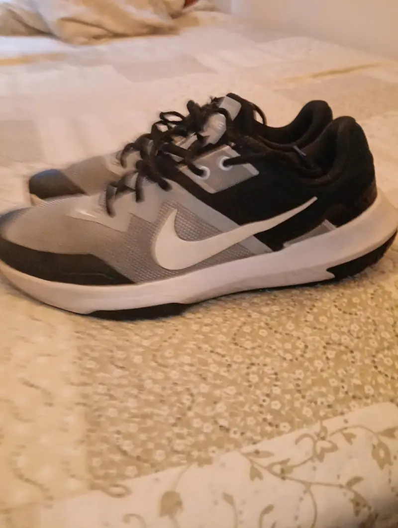 Zapatillas deportivas Nike gris y negro - 1