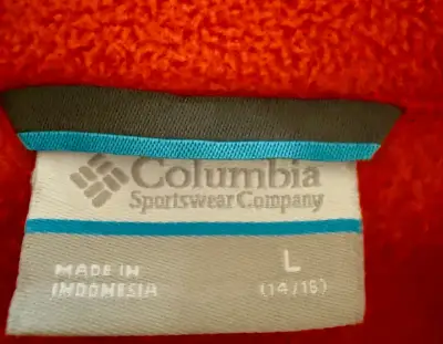 Chaqueta polar Columbia roja y azul talla L - miniatura 3