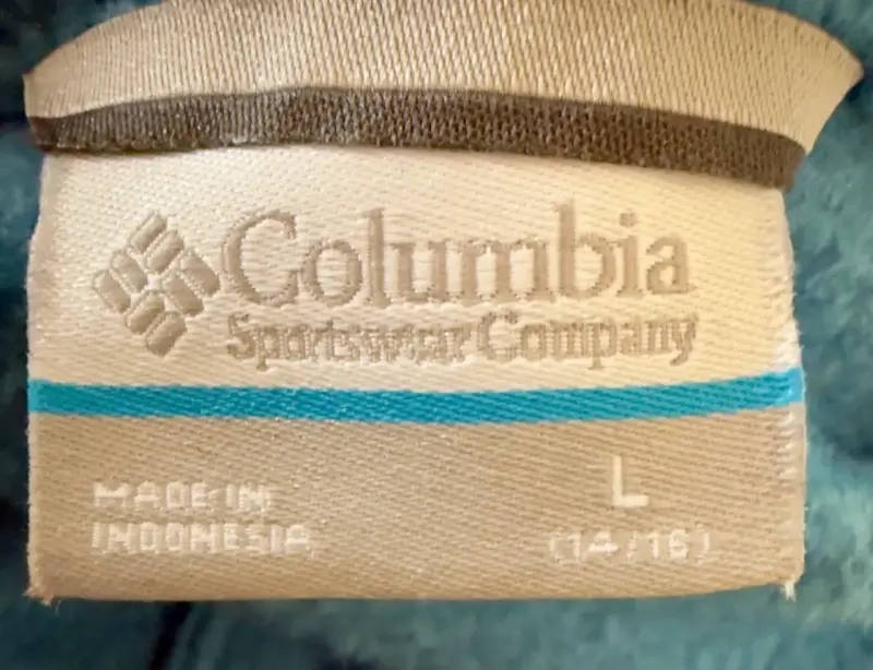 Chaqueta polar Columbia roja y azul talla L - 4
