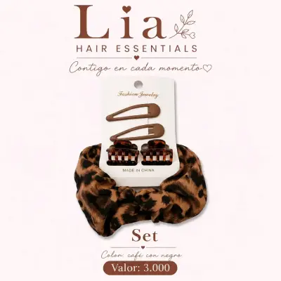 Moño Coquette Animal Print Lia Hair Essentials - miniatura 4