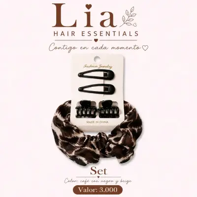 Moño Coquette Animal Print Lia Hair Essentials - miniatura 6