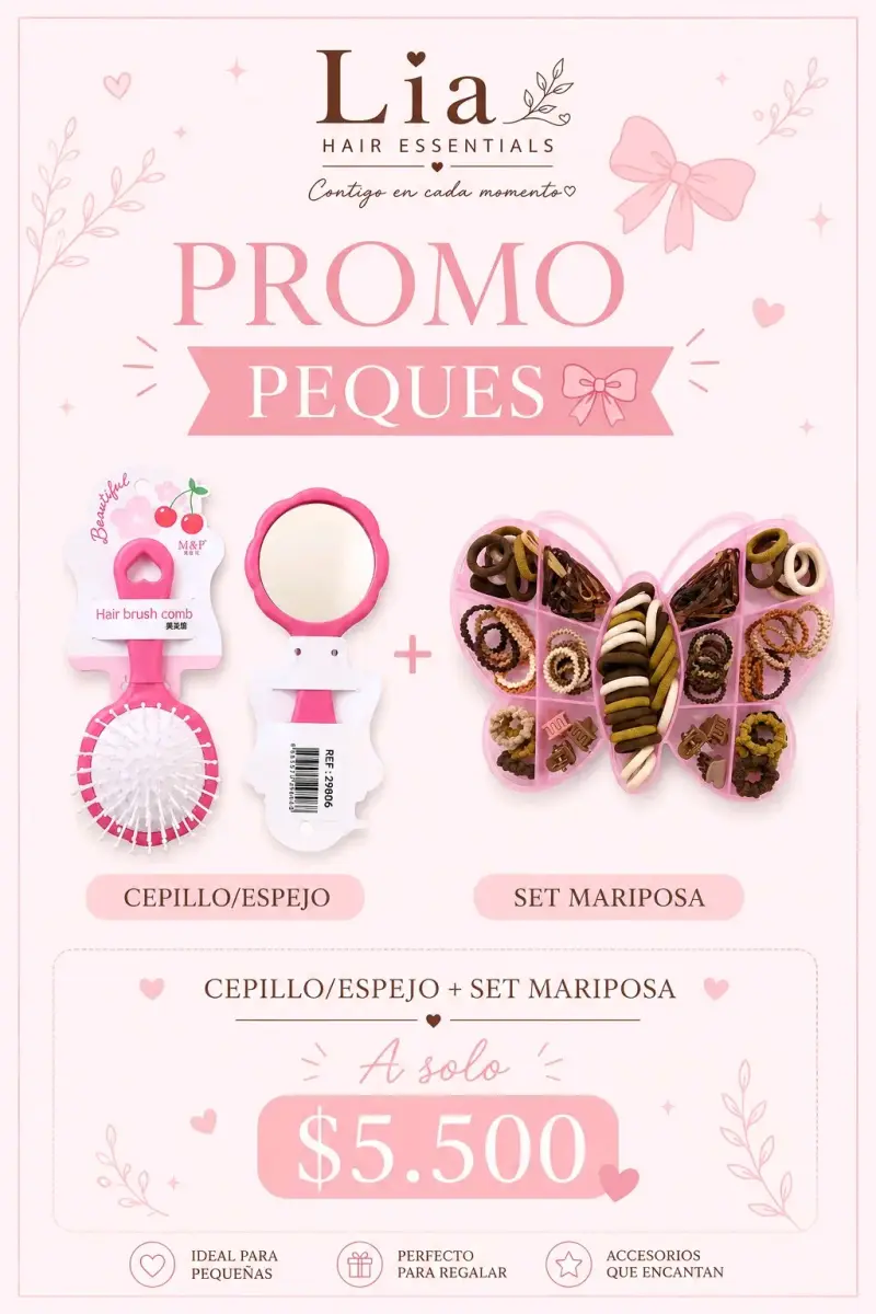 Set de Accesorios para el Cabello Lia Hair Essentials - 1