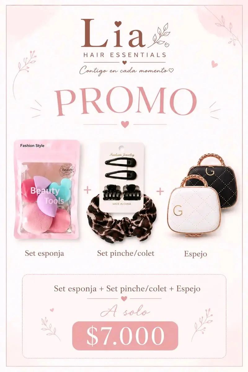 Set de Accesorios para el Cabello Lia Hair Essentials - 2