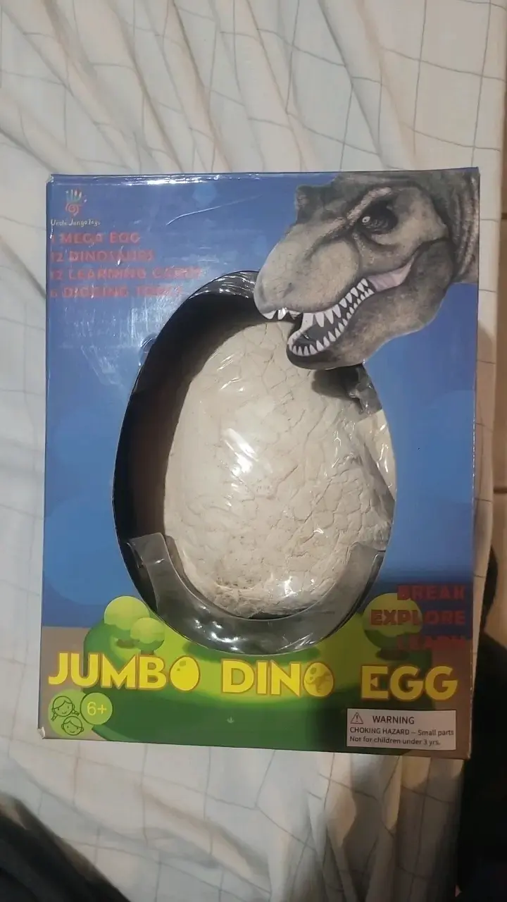 Huevo Dinosaurio Jumbo para Niños - 1