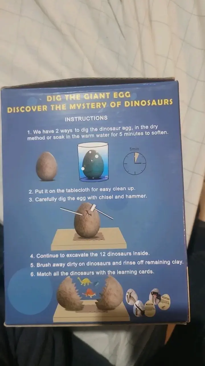 Huevo Dinosaurio Jumbo para Niños - 2