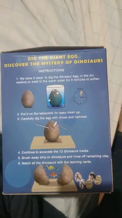 Huevo Dinosaurio Jumbo para Niños - miniatura 2
